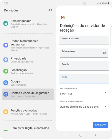 Prima a lista suspensa sob 