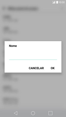 Introduza Vodafone Internet e prima OK.