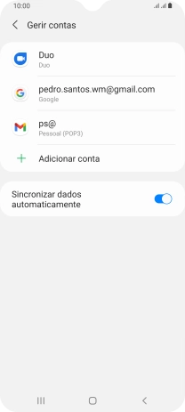 Prima a tecla de início para terminar e voltar ao ecrã inicial.