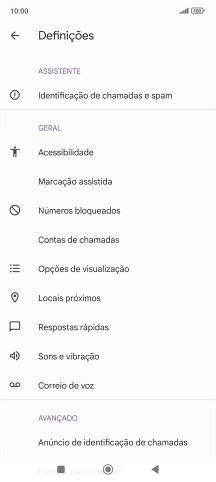 Prima Correio de voz.