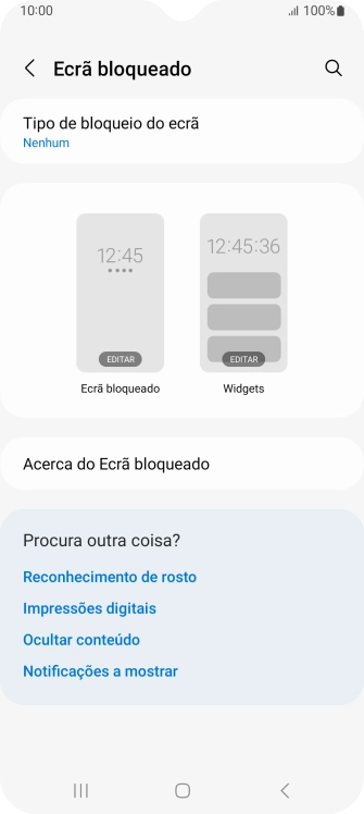 Prima a tecla de início para terminar e voltar ao ecrã inicial.