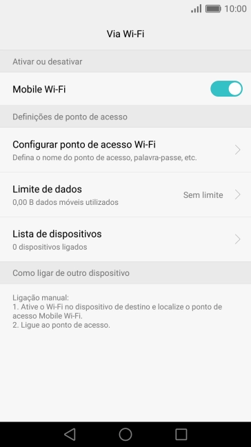 Prima a tecla de início para terminar e voltar ao ecrã inicial.