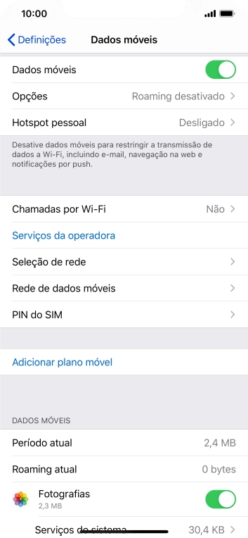 Prima Rede de dados móveis.