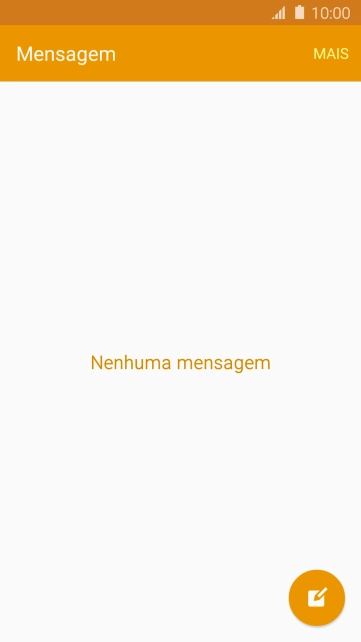 Prima o ícone de nova mensagem.