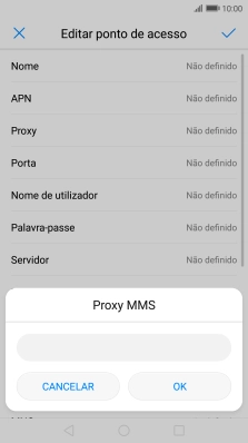 Introduza iproxy.vodafone.pt e prima OK.