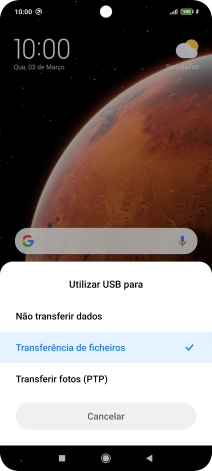 Prima Transferência de ficheiros.