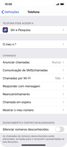 Prima Chamada em espera.