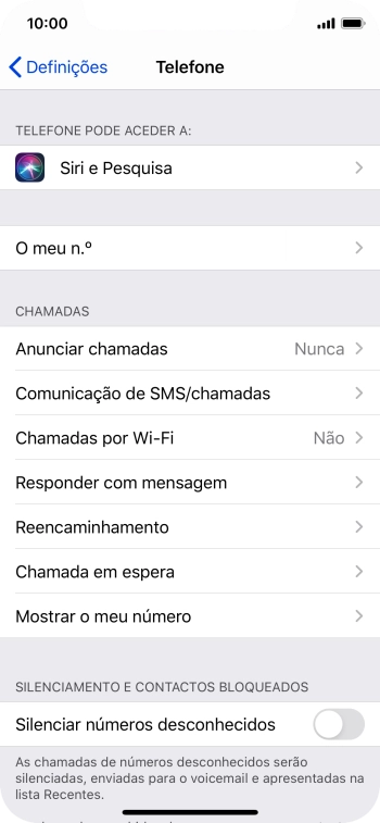 Prima Chamada em espera.