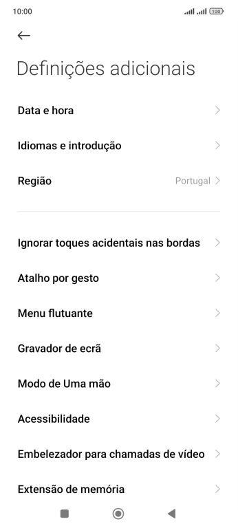 Prima Data e hora.