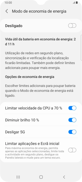 Prima os indicadores  junto das definições pretendidas.