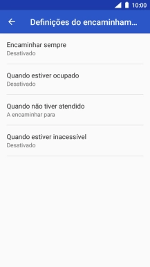 Prima a tecla de início para terminar e voltar ao ecrã inicial.