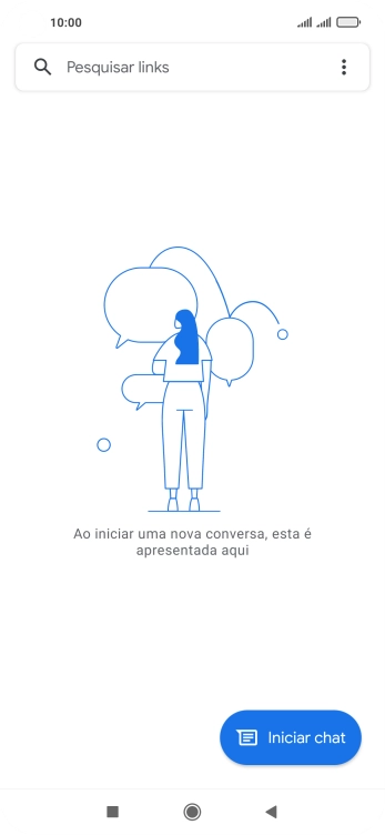 Prima Iniciar chat.