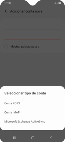 Prima Conta IMAP.