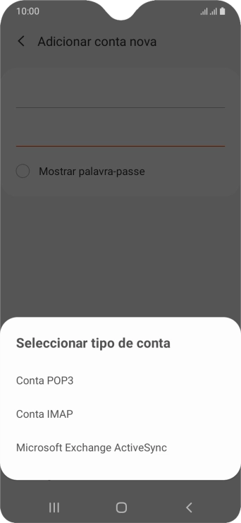 Prima Conta IMAP.