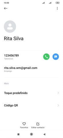 Prima o número pretendido.