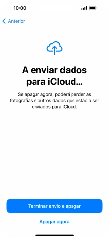 Prima Apagar agora.