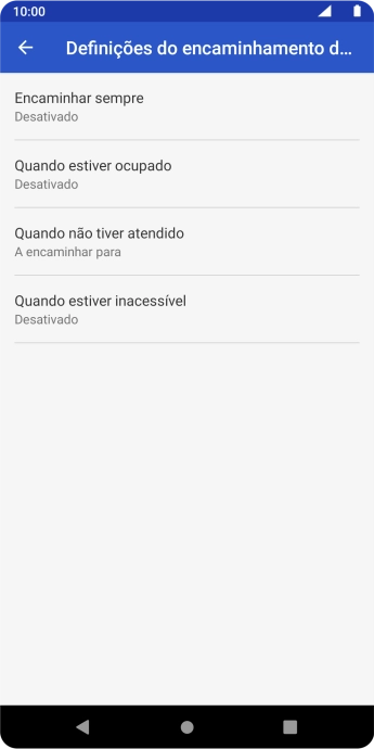 Prima a tecla de início para terminar e voltar ao ecrã inicial.