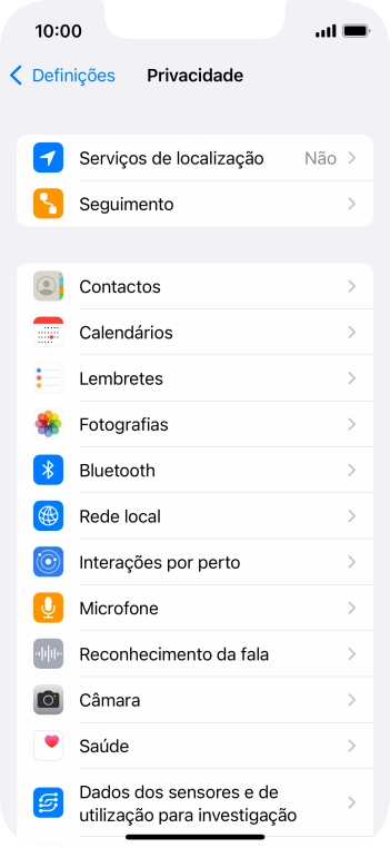Prima Serviços de localização.
