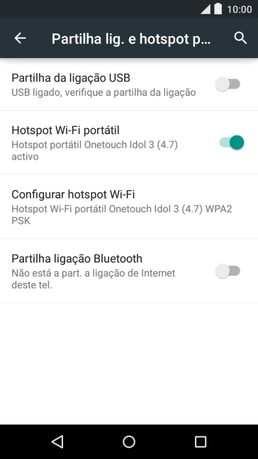 Prima a tecla de início para terminar e voltar ao ecrã inicial.