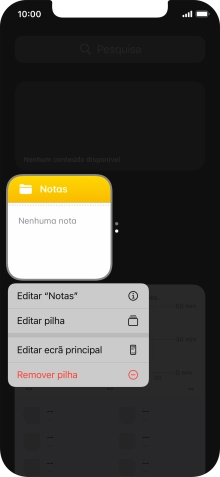 Prima Editar pilha.
