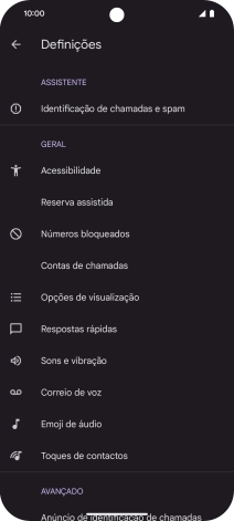 Prima Contas de chamadas.