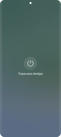 Prima Toque para desligar.