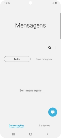 Prima o ícone de nova mensagem.