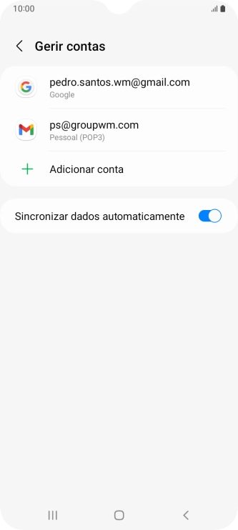 Prima a tecla de início para terminar e voltar ao ecrã inicial.