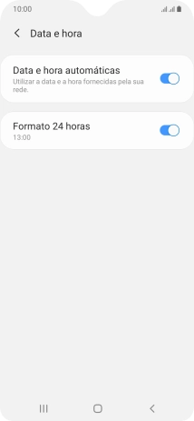 Prima a tecla de início para terminar e voltar ao ecrã inicial.