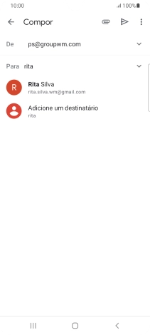 Prima o contacto pretendido.