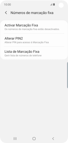 Prima Activar Marcação Fixa.
