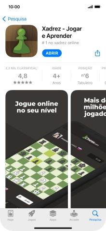 Para voltar ao ecrã inicial, deslize o dedo de baixo para cima a partir da base do ecrã.