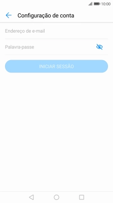 Prima Endereço de e-mail e introduza o seu endereço de e-mail.