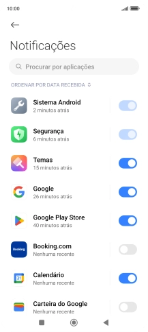 Prima a app pretendida.