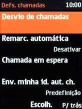 Escolha Desvío de chamadas.