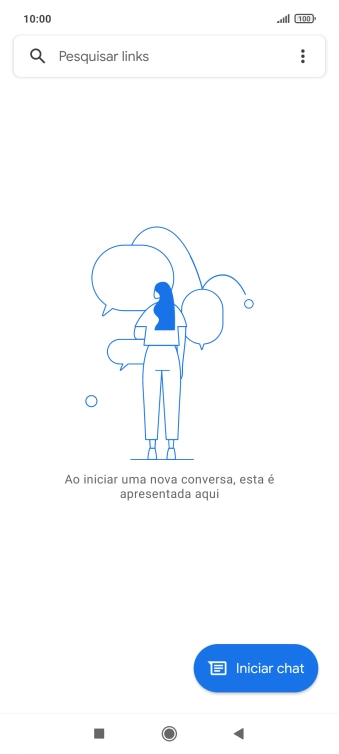 Prima Iniciar chat.