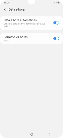 Prima a tecla de início para terminar e voltar ao ecrã inicial.