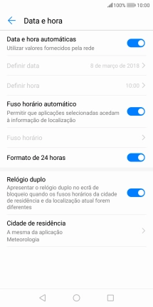 Prima a tecla de início para terminar e voltar ao ecrã inicial.