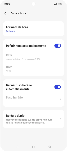 Prima a tecla de início para terminar e voltar ao ecrã inicial.