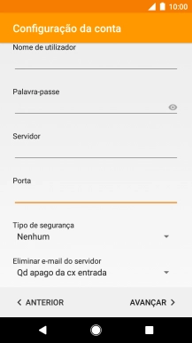 Prima a lista suspensa sob 