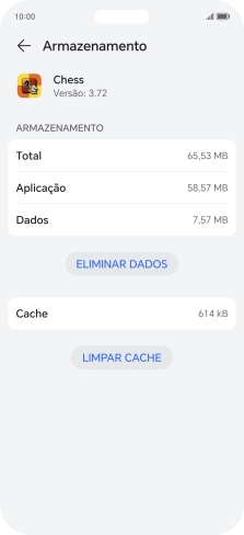 Prima LIMPAR CACHE.