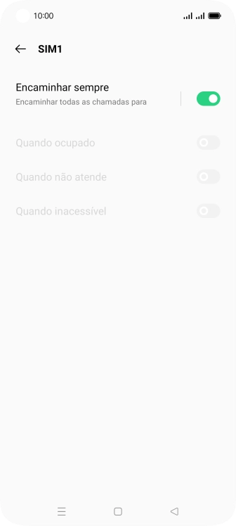 Prima o indicador junto ao tipo de desvio pretendido.
