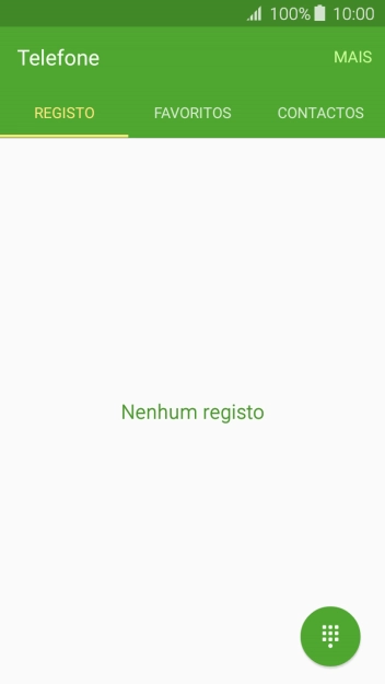 Prima o ícone de teclado.