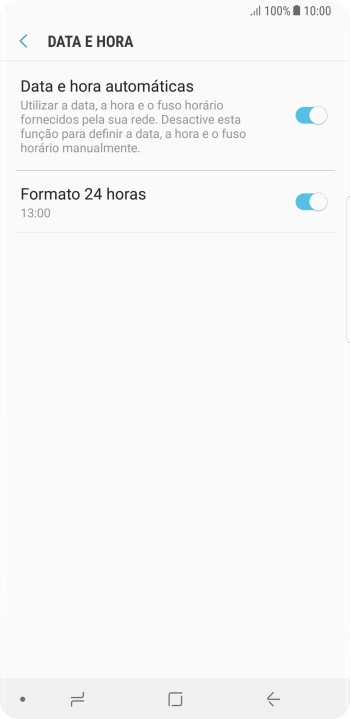 Prima a tecla de início para terminar e voltar ao ecrã inicial.