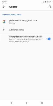 Prima a conta pretendida.