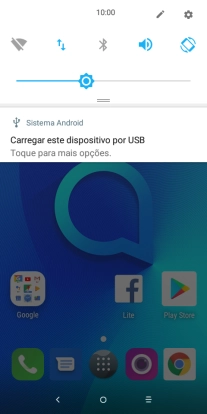 Prima Toque para mais opções..