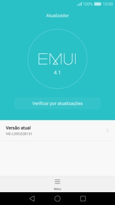 Prima Verificar por atualizações. Se existir uma nova versão de software disponível, será agora indicado no ecrã. Siga as indicações no ecrã para atualizar o software do telefone.