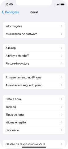 Prima Atualizar em segundo plano.