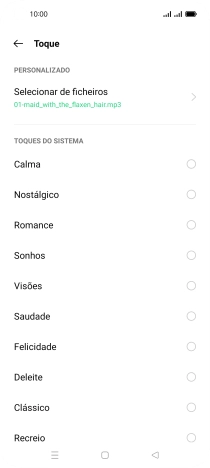 Prima a tecla de início para terminar e voltar ao ecrã inicial.