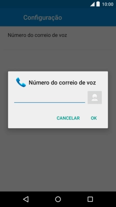 Introduza 123 e prima OK.